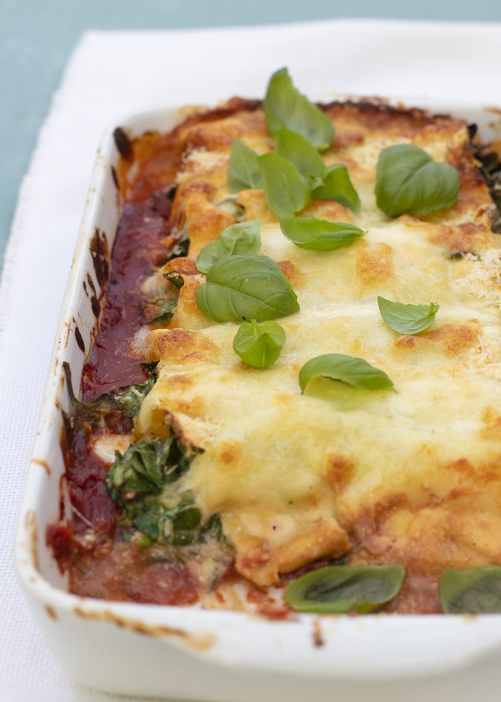 Cannelloni met spinazie & ricotta