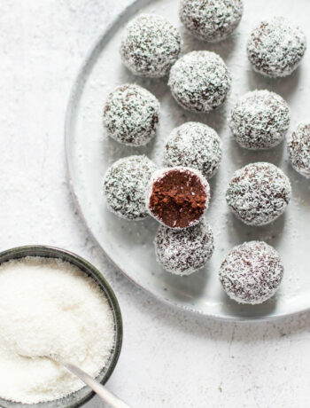 Bliss balls met chocolade & kokos